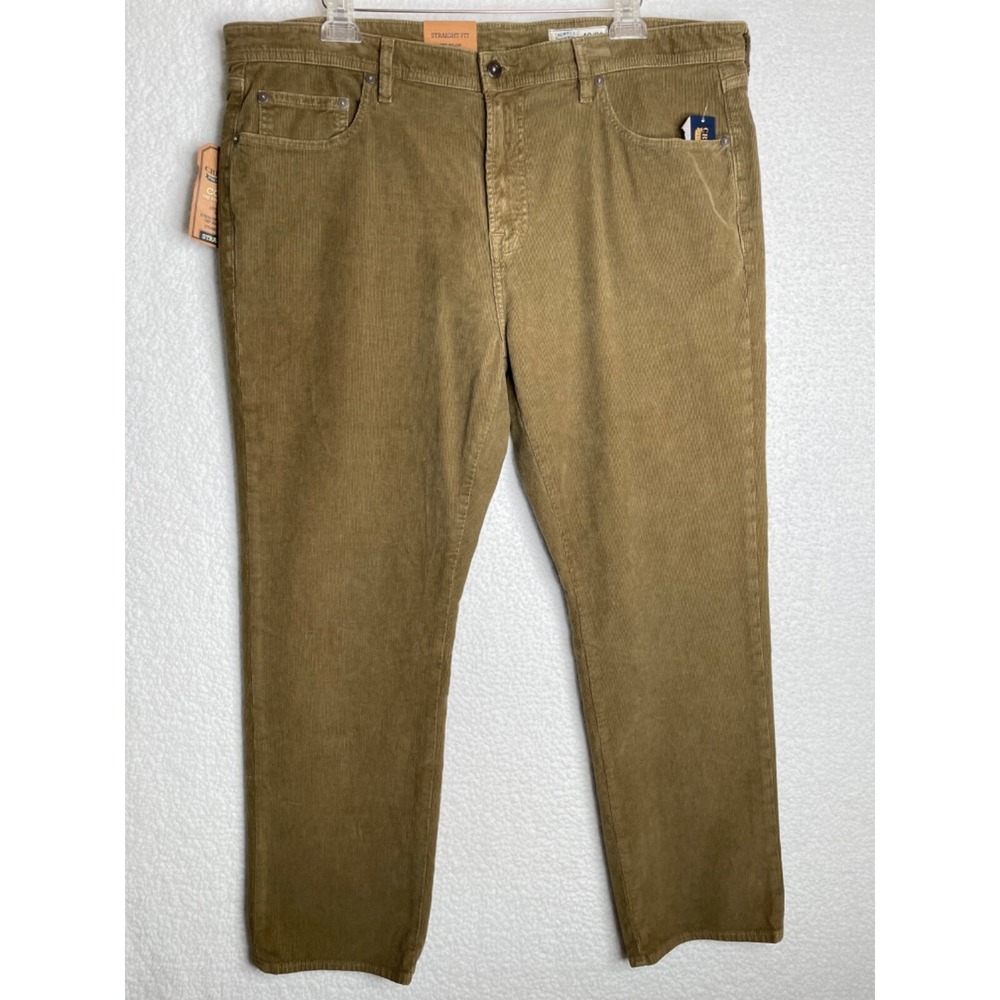 Cremieux 40 x 30 Corbin Premium Straight Leg Corduroy Pants NWT Forest Green